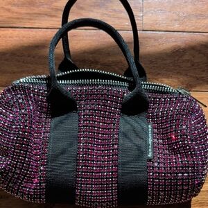 Alexander Wang mini crystal duffle
